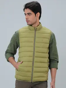 Indian Terrain Mock Collar Lightweight Nylon Puffer Jacket