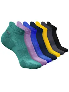 Heelium Men Pack Of 7 Odour-Free Ankle-Length Socks