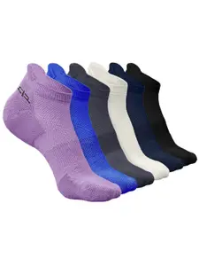 Heelium Men Pack Of 6 Odour Free Ankle Length Socks
