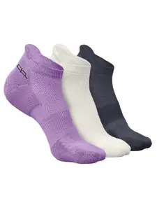 Heelium Men Pack Of 3 Anti-Bacterial Ankle Length Socks