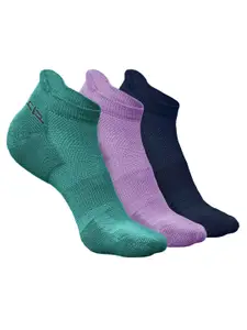 Heelium Men Pack Of 3 Anti-Bacterial Ankle Length Socks