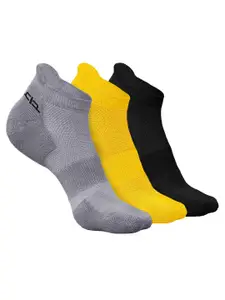 Heelium Men Pack Of 3 Ankle-Length Socks