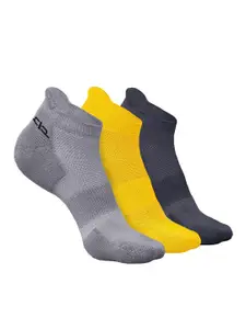 Heelium Men Pack Of 3 Anti Bacterial Ankle Length Socks