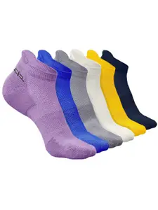 Heelium Men Pack of 6 Ankle-Length Anti-bacterial Socks