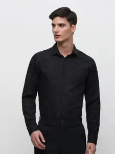 SELECTED Slim Fit Horizontal Stripes Pure Cotton Casual Shirt