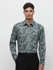 SELECTED Floral Printed Pure Cotton Formal Shirt