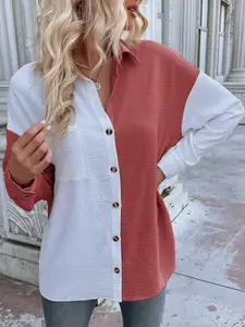 StyleCast Boxy Fit Colourblocked Casual Shirt