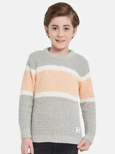 Octave Boys Self Design Pullover Sweater