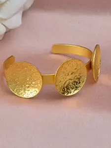 ZURII Brass Gold-Plated Cuff Bracelet