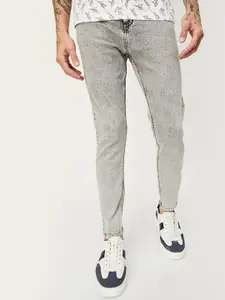 max Men Regular Fit Heavy Fade Clean Look Stretchable Jeans