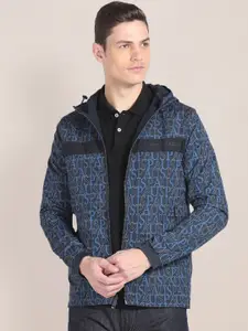 U.S. Polo Assn. Typography Printed Hooded Jacket