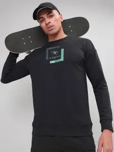 Technosport Typography Printed Pullover