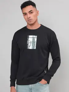 Technosport Graphic Printed Round Neck Antimicrobial Sweatshirt