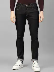 Allen Cooper Men Slim Fit Mid-Rise Dark Shade Clean Look Stretchable Jeans