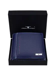 URBAN FOREST Men Leather Two Fold Wallet
