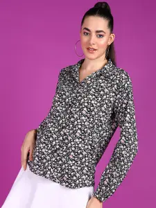 Popwings Smart Fit Floral Printed Casual Shirt