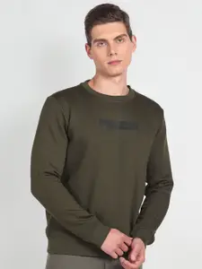 Arrow New York Typography Printed Long Sleeve Pullover Sweatshirt