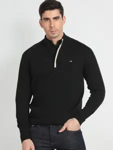 Arrow Sport High Neck Pullover Cotton Sweater