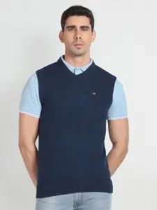 Arrow Sport V-Neck Woollen Sweater Vest