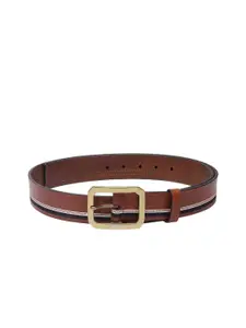 Allen Solly Men Striped Leather Belt