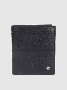 Allen Solly Men Textured Leather Two Fold Wallet