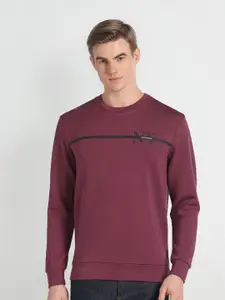 Arrow New York Typography Printed Long Sleeve Pullover Sweatshirt