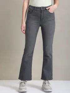 U.S. Polo Assn. Women Bootcut Light Fade High-Rise Stretchable Jeans