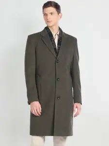 Arrow Single Breasted Trench Coat With Detachable Muffler