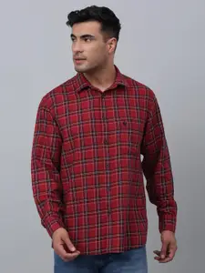 Cantabil Comfort Tartan Checked Cotton Casual Shirt