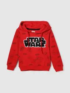 max Boys Star Wars Printed Hooded Sweatshirt