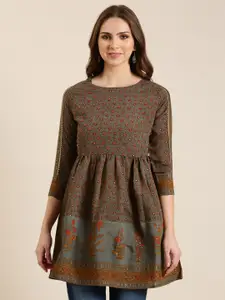 SHOWOFF Floral Printed Empire Kurti