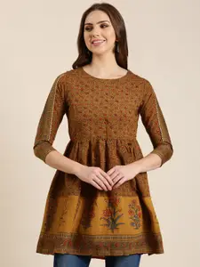 SHOWOFF Floral Printed  A-Line Kurti