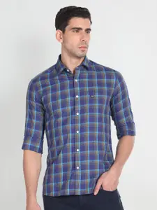 Arrow Sport Tartan Checks Slim Fit Pure Cotton Casual Shirt