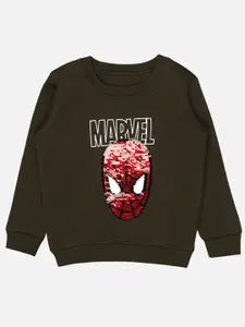 Bodycare Kids Boys Spider Man Embellished Sweatshirt