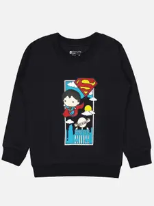 Bodycare Kids Boys Superman Printed Fleece Sweatshirt