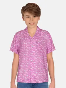 Allen Solly Junior Boys Floral Printed Casual Shirt