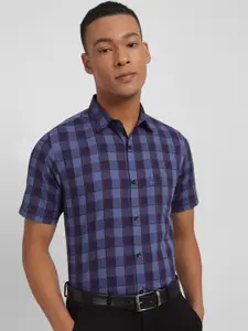 Allen Solly Slim Fit Checked Pure Cotton Formal Shirt