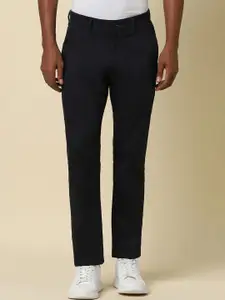 Allen Solly Men Textured Self Design Trousers
