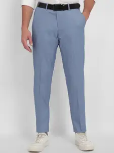 Allen Solly Men Checked Slim Fit Trousers