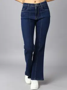Nifty Women Flared High-Rise Clean Look Stretchable Jeans