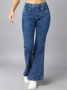 Nifty Women Bootcut High-Rise Clean Look Stretchable Jeans
