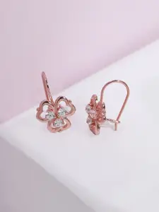 GIVA 925 Sterling Silver Rose Gold-Plated Earrings