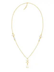 GIVA 925 Sterling Silver Gold-Plated Necklace