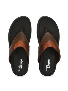 Azzaro Black Men Textured Comfort Sandals