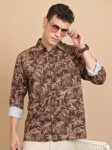 HIGHLANDER Floral Printed Cotton Casual Shirt