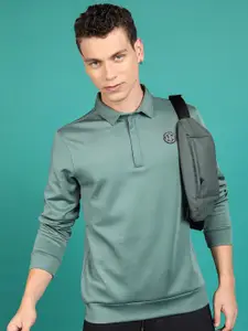 HIGHLANDER Shirt Collar Sweatshirt