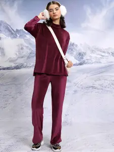 Tokyo Talkies Relaxed Top With Bell Bottom Trouser