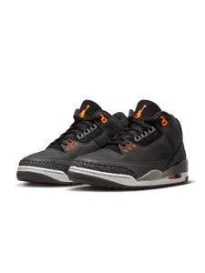 Nike Men Air Jordan 3 'Fear' Lace-Up Casual Shoes