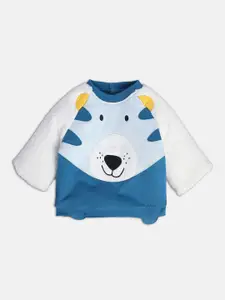 MINI KLUB Boys Graphic Printed Pure Cotton Pullover Sweatshirt