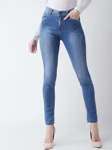 DressBerry Women's Skinny Fit High Rise Regular Length Denim Stretchable Jeans